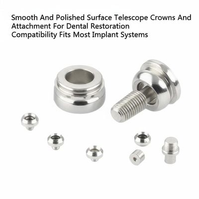 주문 Smooth And Polished Surface Telescope Crowns And Attachment For Dental Restoration Compatibility Fits Most Implant Systems 온라인 제조